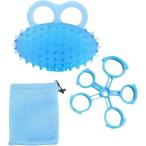 リハビリ ボール 高齢者 手 指 握力 強化 ソフト 袋付き(リハビリグッズ２個セット(袋付き）)