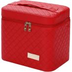  ящик для косметики cosme box перевозка место хранения косметика зеркало имеется ( красный )