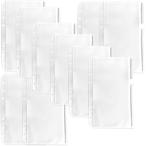 ショッピングシステム手帳 システム手帳ポケット A6 10枚 ファスナーポケット バインダーポケット 6穴