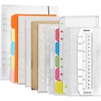 ショッピングシステム手帳 システム手帳 A6 手帳リフィル 80枚 6穴リング