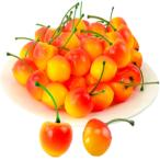 さくらんぼ 食品サンプル 50個(ホワイト)