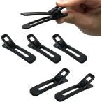 前髪用 さびない.ダッカール ヘアピン ヘアクリップ 髪留め 濡れた髪 金属不使用(小サイズ/6本セット)