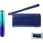 コンパチブルIQOS-ILUMA用の収納ケース アイコスイルマ用保護カバー PUレザー マグネット開閉 MDM (Blue,  1個 (x 1))