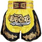 me Thai брюки кикбоксинг толчок брюки Thai бокс тренировочные штаны для мужчин и женщин ( желтый, 2XL)