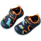  Kids baby морской обувь сандалии пляж вода спорт мужчина девочка ( черный orange, 14.0 cm 3E)