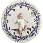  baby фотосъемка простыня фотосъемка одеяло месяц . фото новорожденный празднование рождения фон ткань фотография рост регистрация ( лаванда Circle, 1 шт (x 1))