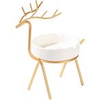  олень пепельница Северная Европа модный интерьер смешанные товары бардачок настольный стол .. курение . салон наружный офис оборудование орнамент большая вместимость ( Gold )