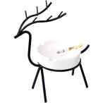  олень пепельница Северная Европа модный интерьер смешанные товары бардачок настольный стол .. курение . салон наружный офис оборудование орнамент большая вместимость ( черный )