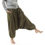 ショッピングサルエルパンツ サルエルパンツ アラジンパンツ スウェット メンズ 冬 大きいサイズ 裏起毛 おおきいサイズ ダンス MDM(カーキ,  Free Size)
