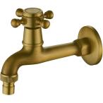  вентиль античный retro водоснабжение вентиль латунный стиральная машина для ( Gold, длинный )