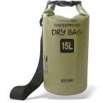 сухой мешок водонепроницаемый сумка водонепроницаемый сумка есть барабанный новый материалы пыленепроницаемый (3) Army зеленый, 15L)