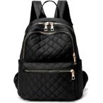 ミニ リュック サック キルティング マザーズ バッグ 収納 多い はっ水 軽量 小さめ レディース(ブラック,  小型)
