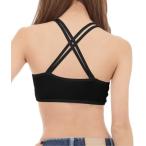 チューブトップ ブラトップ ベアトップ 無地 見せブラ カップ付き レディース 黒 1(黒 1,  Free Size)