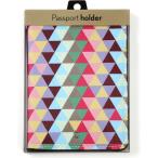  паспорт покрытие путешествие . удобный паспорт кейс держатель путешествие бумажник Triangles(F: Triangles)