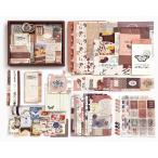  входить . праздник . девочка ученик начальной школы канцелярские товары комплект ko Large . материалы дизайн бумага ( Brown )