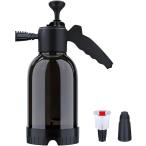 発泡スプレー シャンプー エアコン洗浄スプレー スプレーボトル 洗車 噴霧器 バイク タイヤ 霧吹き フォームガン 掃除(ブラック)