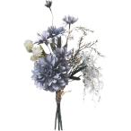  искусственный цветок букет поддельный букет потускнение цвет модный сухой цветок swag античный способ ( голубой серый, античный da задний )