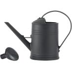 ショッピングスマートガーデニング じょうろ おしゃれ 室内 大容量 北欧 アンティーク ジョウロ 観葉植物 園芸 ガーデニング (ブラック,  2L)