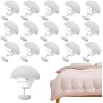  futon зажим смещение предотвращение чехол на футон фиксация futon прекращение .... предотвращение застежка 20 шт. комплект ( белый, большой )