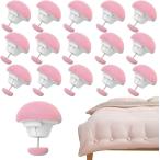  futon зажим смещение предотвращение чехол на футон фиксация futon прекращение .... предотвращение застежка 20 шт. комплект ( розовый, большой )