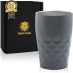 ステンレス タンブラー 真空断熱 保冷 保温 誕生日プレゼント 男性 父の日 ギフト グラス コップ お酒 ビール ハイボール(グレー)