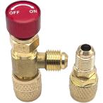  кондиционер газ Charge клапан(лампа) R410a R32 5/16 вакуум скидка холодный . газ контроль ( мужской 5/16x женский 5/16 одиночный товар )