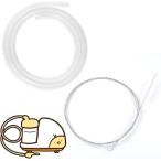  всасывание силиконовая трубка длина 100cm внутренний диаметр 7mm мойка щетка комплект электрический нос вода аспиратор pot детали детали (. белый цвет, серебряный )