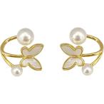 パールピアス レディース 人気 高見え 上品 プチプラ 両耳 ２つ入り 綺麗 プレゼント 女性 結婚式 MDM (パールピアス(4),  中)