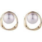 パールピアス レディース 人気 高見え 上品 プチプラ 両耳 ２つ入り 綺麗 プレゼント 女性 結婚式 MDM (パールピアス(2),  中)