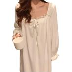  неглиже одежда для дома One-piece гонки неглиже белый One-piece Night одежда пижама длинный рукав . шт часть магазин надеты ( белый, L)