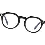  futoshi пластиковая оправа Crown плоскодонная лодка голубой свет cut модные очки без линз Boston type современный Classic .... рукоятка Sam очки ( черный )