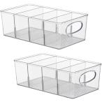 冷蔵庫 収納 収納ケース 引き出し 仕切り 整理 クリア 取って付き 透明(クリア,  なし)