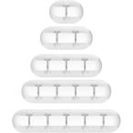  кабель держатель кабель зажим мощный склеивание двусторонний лента электропроводка место хранения регулировка в машине соответствует ( белый, 1/2/3/4/5 дыра 5 позиций комплект )