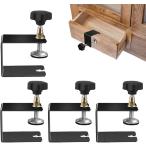  зажим стол зажим C type зажим шкаф фиксация инструмент прекращение металлические принадлежности ko. знак маленький размер зажим регулировка возможность орнамент полки ..( черный )