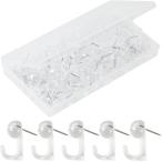  орнамент крюк шляпа .. после . осталось . нет канцелярская кнопка мощный вдавлено . булавка рама 50 шт. комплект ( прозрачный )