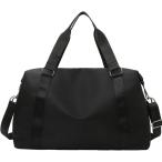  сумка "Boston bag" путешествие портфель дорожная сумка женский мужской Jim спорт 1.2.3... путешествие большая вместимость ( черный, M размер )