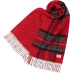 e Len sia кашемир Blend двусторонний muffler женский мужской UV cut 98% и больше проверка 30x186cm( красный )