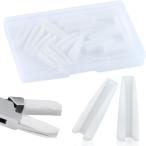 [ сменный товар ] камыш . отделка плоскогубцы специальный . часть. полимер детали 8 пара Temple для клещи нейлон покрытие замена детали flat щипцы очки ( белый )