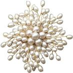  брошь жемчуг цветок букетик формальный церемония окончания входить . тип свадьба модный цветок (A flower белый, стандарт )