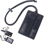 ID карта держатель ID футляр для карточек название . держатель фирма участник доказательство кейс шея .. авторучка держатель длина ширина двоякое применение крепкий чёрный ( черный )