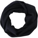 ショッピングスヌード スヌード ゆったり 肌ざわり 柔らかい 秋 冬 春 無地 男女兼用(ブラック)