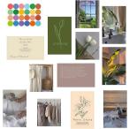  открытка искусство постер 12 шт. комплект толщина бумага Северная Европа Корея за границей интерьер смешанные товары модный Mini постер ( белый (C))