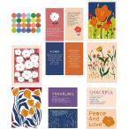  открытка искусство постер 12 шт. комплект толщина бумага Северная Европа Корея за границей интерьер смешанные товары модный Mini постер ( белый (A))