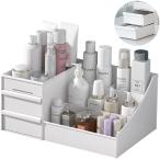 cosme место хранения косметика место хранения box мелкие вещи место хранения инструменты для макияжа настольный кейс ( белый )