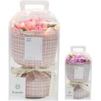 フラワーデザイナー推奨 ソープフラワー 花束 ギフト 誕生日 母の日 退職 敬老の日 プレゼント(チューリップ：インカローズ,  中)