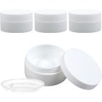  крем контейнер маленький крем ja-10ml крем кейс .. контейнер внутри крышка имеется 3 шт. комплект ( белый )