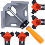 [Yahoo! классификация 1 ранг входить .]5 шт. комплект угол зажим 90 раз прямой угол зажим деревообработка многофункциональный деревообработка tool одиночный руль зажим 