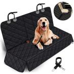 シートカバー ドライブシート チャイルドシート 保護マット 後部座席 子供 ペット 防水 洗える(ブラック)