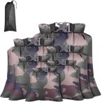  водонепроницаемый сухой мешок 6 шт. комплект сумка для персонала кемпинг альпинизм морской спорт дайвинг морская вода . рыбалка уличный путешествие ( камуфляж )