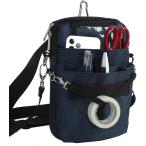  многофункциональный поясная сумка медсестра сумка сумка-пояс двойной молния 3way вставка имеется канцелярские принадлежности инструмент работа для для бизнеса уход ( темно-синий )